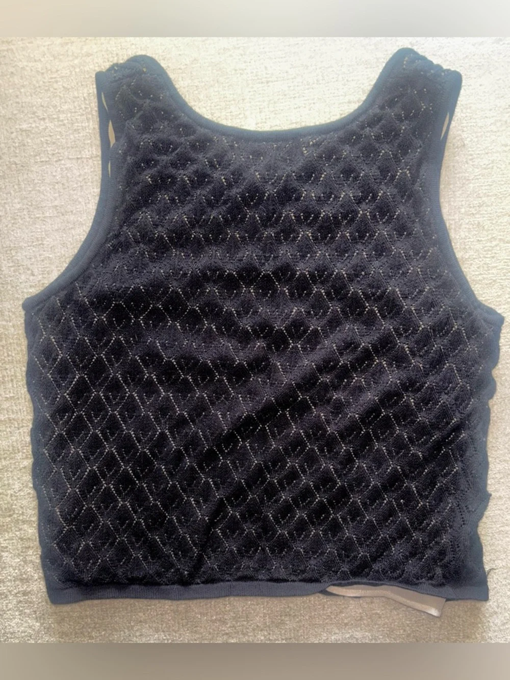 Beaded Black Petite Top | Jones New York P/S Lined Sparkle Evening Blouse - Picture 4 of 5